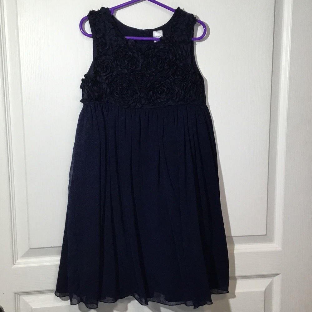 3 for $30 Carter's Dark Blue Sleeveless Kids Dress